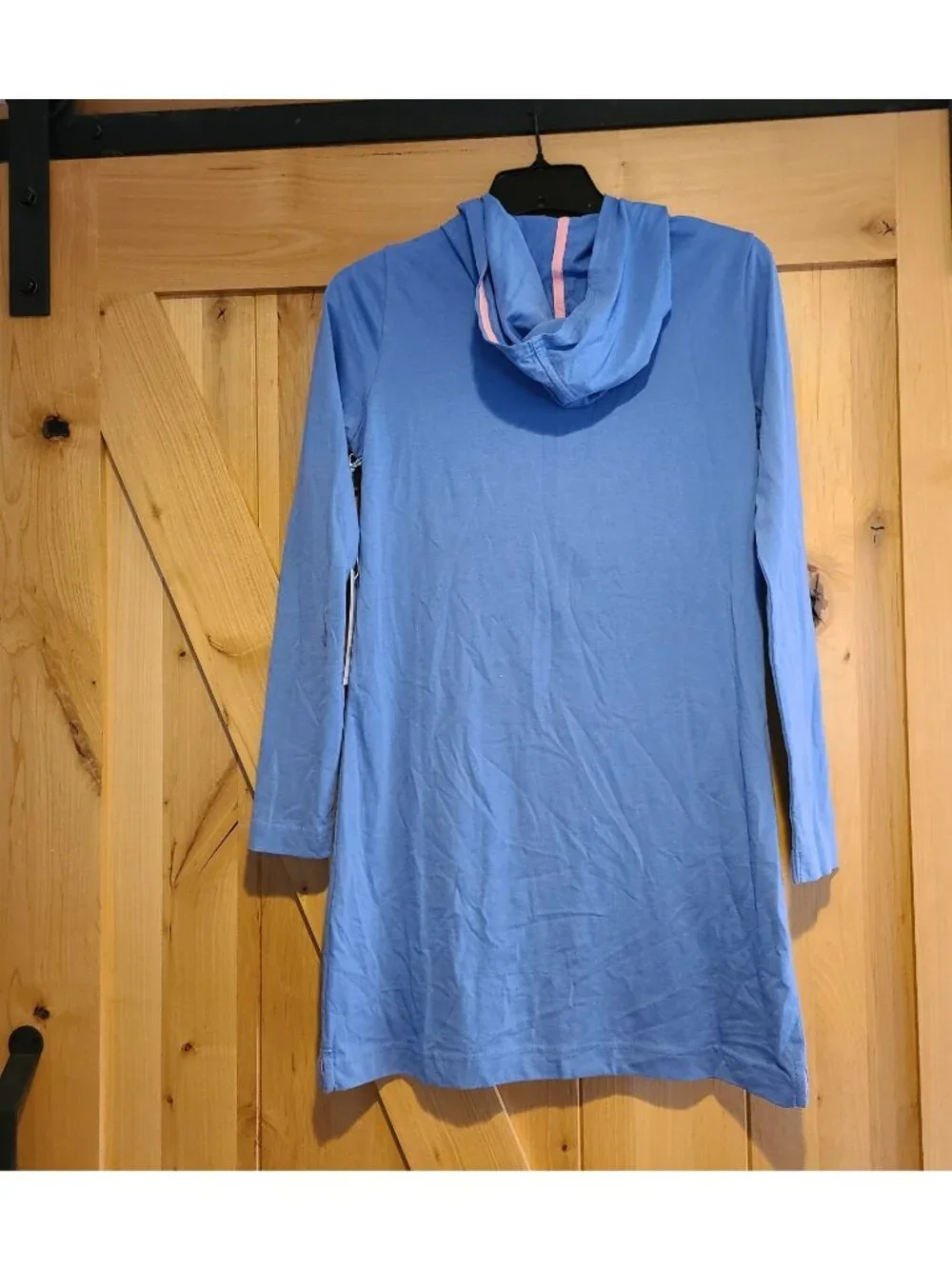 New! Southern Tide Size XS Dress Long Sleeve Hooded Blue Coverup Ultramarine